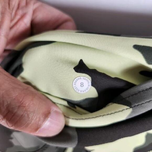 Lululemon Fast Free Tight 25" Non Reflect Nulux Heritage 365 Camo Crispin Size 8 - Picture 5 of 5